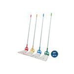 Cotton Mop 450 Gram With Aluminum Handle 130 And Plastic Mop Holder / 1pcs