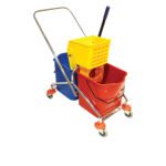 Double Bucket Mop Trolley