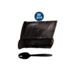 MEDIUM DUTY BLACK SPOON (50 PCS)