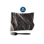 Medium size plastic forks (50 pieces)