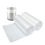 Bundle of white garbage bags in different sizes / 20 KG